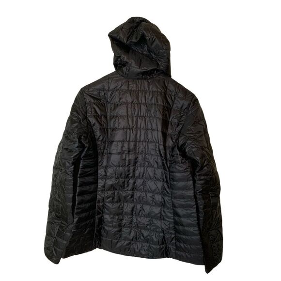 Patagonia Nano Puff Hoody jacket black women's size large NEW WITH TAGS 84223 - Picture 2 of 5